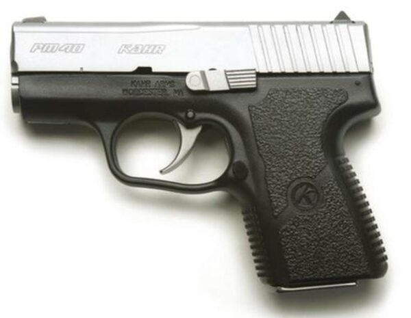 Kahr Arms PM40 Standard DAO 40S&W, 3.1" Barrel, Poly Grip Black Poly Frame/SS Slide, 6rd