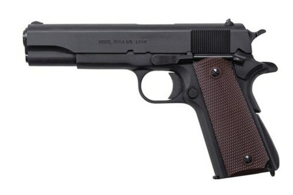 Thompson 1911 Commader Single 45 ACP 4.25" Barrel Brown Polymer Grip Black 7rd Mag