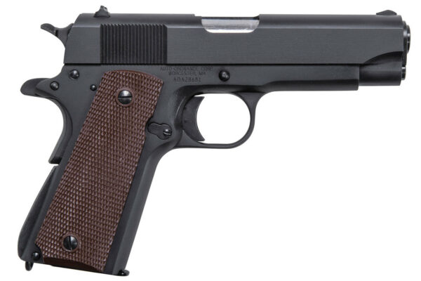 Thompson 1911 Commader Single 45 ACP 4.25" Barrel Brown Polymer Grip Black 7rd Mag