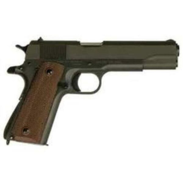Inland, 1911A1 Government Model, Single Action, 45 ACP, 5" Barrel, Steel Frame, Parkerized Finish, 7Rd, Fixed Sights