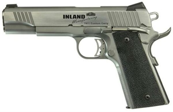 Inland Mfg. 1911 Custom Carry, 45 ACP, 5", 7rd, Black Ergo XT Grip