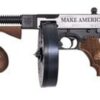 Auto Ordnance, 1927A-1 Deluxe, Semi-automatic, Rifle, 45 ACP, 14.5" Barrel 16.5" OAL, Parkerized Finish, Wood Grips 2 Mags, 1 20Rd Mag And 1 50Rd Drum