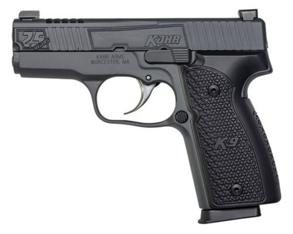 Kahr K9 25th Anniversary 9mm, Ported Slide, Limited Edition of 500, Tritium Sights, Custom Holster, 7rd Mag