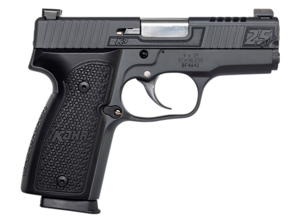 Kahr K9 25th Anniversary 9mm, Ported Slide, Limited Edition of 500, Tritium Sights, Custom Holster, 7rd Mag
