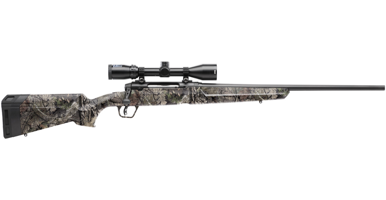 AXIS II XP 22-250 Rem with Mossy Oak Break-Up Country Stock and Bushnell 3-9x40 Scope - Bolt-Action Rifles | The Gun Shop