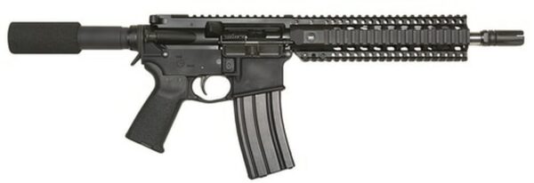 Bushmaster XM-15 Enhanced Patrolmans Pistol, .223/5.56, 10.5", 30rd, Black