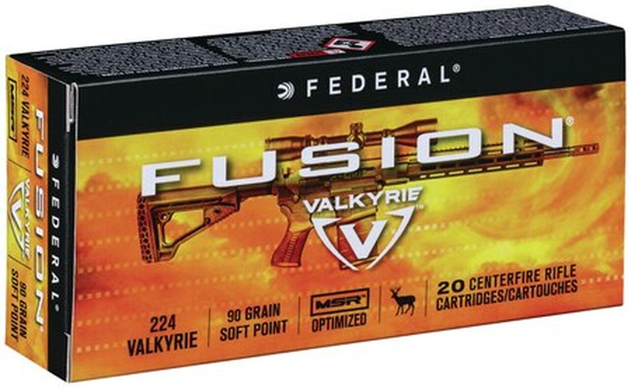 Federal 224 Valkyrie 90gr, Fusion 20rd Box