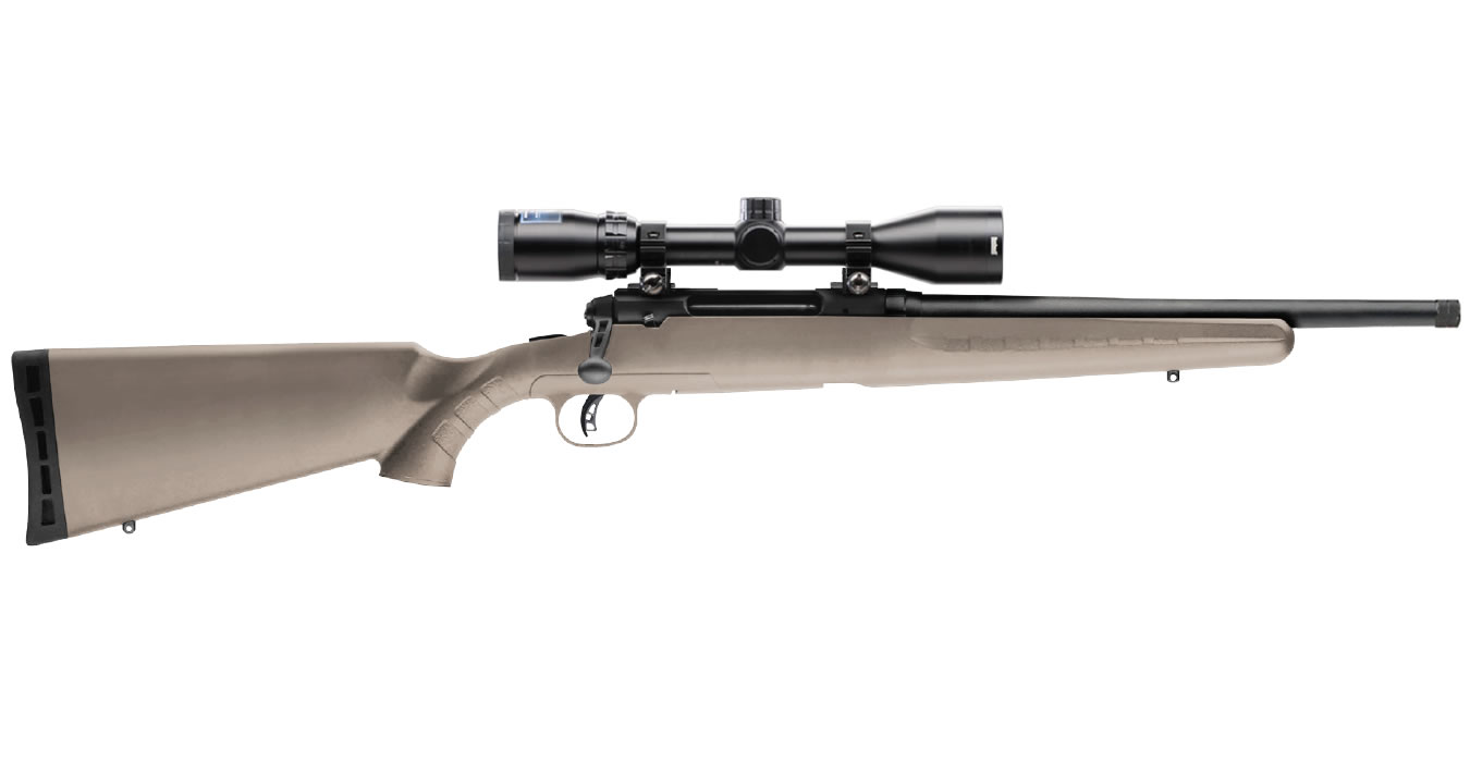 Axis II Flat Dark Earth Exclusive 223 Rem w / 3-9x40 Scope and Threaded Barrel - Bolt-Action Rifles | The Gun Shop