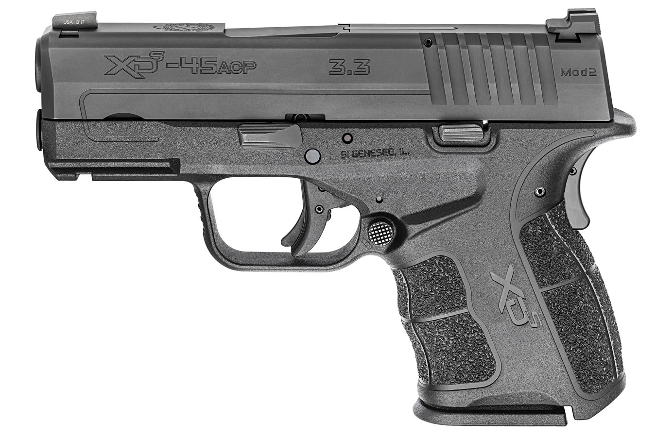 XDS Mod.2 3.3 Single Stack 45 ACP Carry Conceal Pistol with Tritium Front Sight - Firearms | The Gun Shop