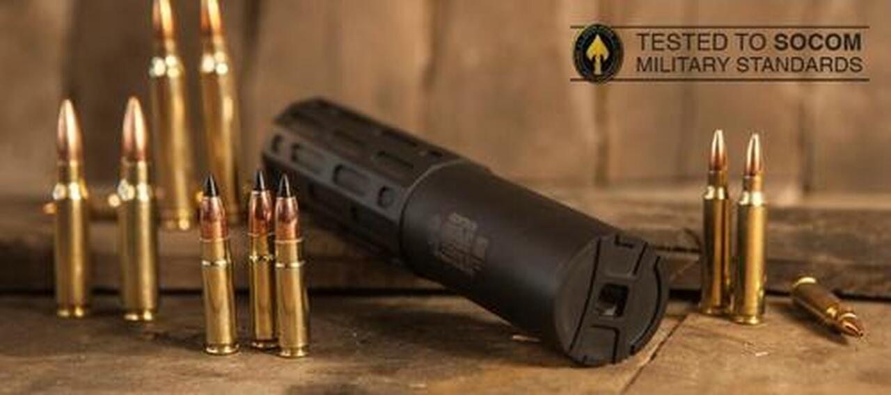 Gemtech Compact Titanium 7.62 Suppressor