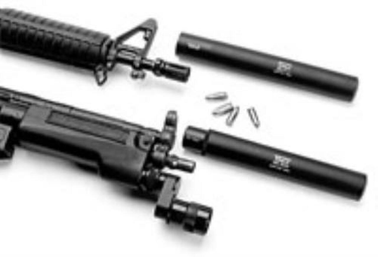 Raptor-II Pistol Suppressor 9mm 8.2 Inches 3-Lug Quickmount - All NFA Rules Apply