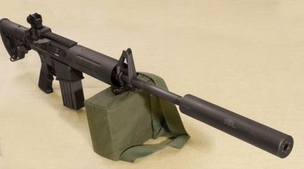 Gemtech HVT .308/7.62mm Suppressor, 7.5", Thread Mount, 5/8-24 TPI