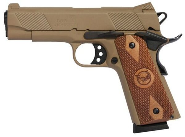 Iver Johnson 1911 Hawk Commander, .45 ACP, 4.25", 8rd, Coyote