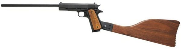 Iver Johnson 1911 A1 Carbine 45 ACP, 16" Barrel, Walnut Stock Black Oxide, 8rd