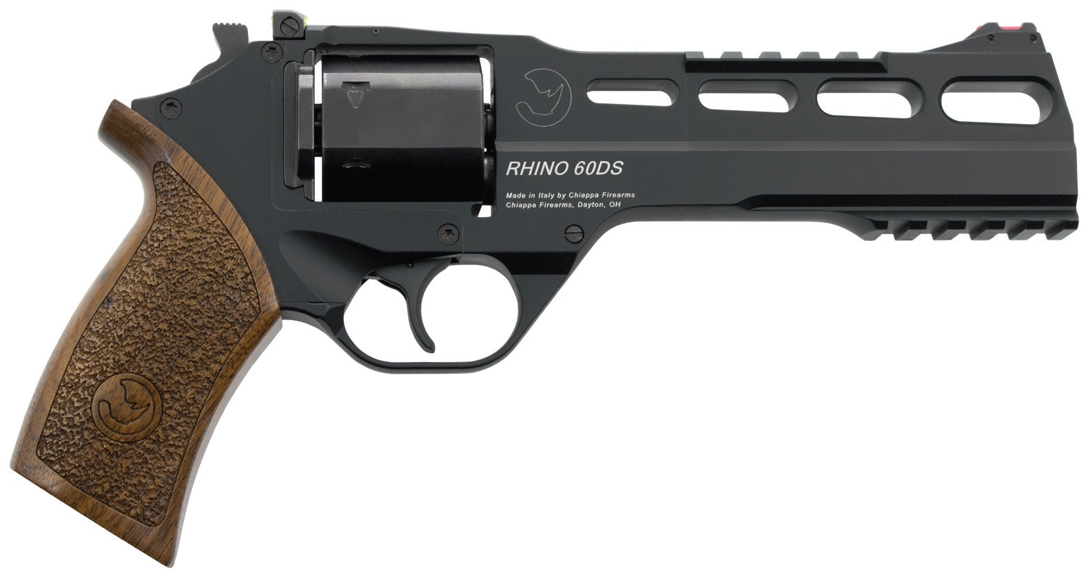 Chiappa Rhino 60 DS 10mm 6″ Revolver Walnut Grip 6rd - revolvers | The Gun Shop
