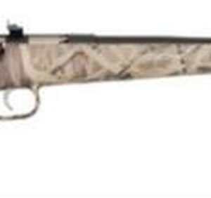 Keystone Davey Crickett Model 162 Youth 22LR 16.125" Barrel Blue Finish Mossy Oak Duck Blind Stock