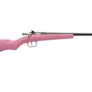Keystone Crickett 22LR, Blued Barrel, Pink Synthetic Stock