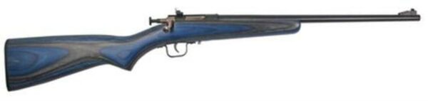 Keystone Crickett Model Youth, Lock 22LR, 16.125" Barrel, Blue Finish Blue Laminated Stock