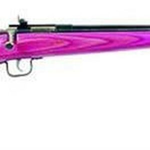 Keystone Crickett 22LR, Blued Barrel, Pink Laminate