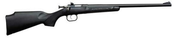 Keystone Davey Crickett Model 280 Youth With Lock .22 Winchester Magnum 16.125" Barrel Blue Finish Black Synthetic Stock