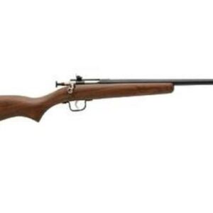 Keystone Davey Crickett Model 338 Youth .22 Winchester Magnum 16.125" Barrel Blue Finish Walnut Stock