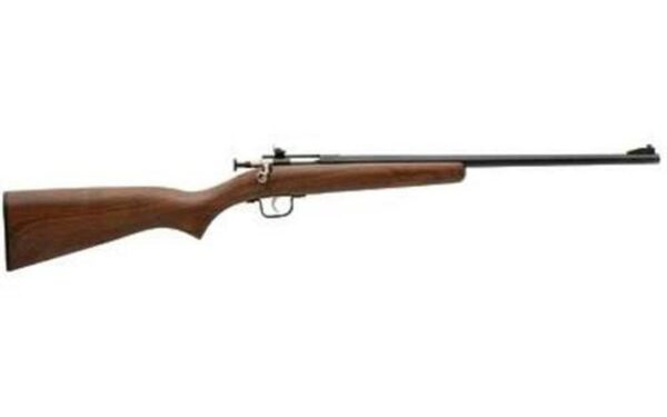 Keystone Davey Crickett Model 338 Youth .22 Winchester Magnum 16.125" Barrel Blue Finish Walnut Stock