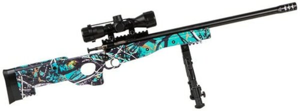 Crickett Precision 
 22LR, 16.125" Barrel, Synthetic Muddy Girl Stock, Blued