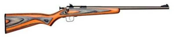 Keystone Crickett 22LR SS/Black-Orange Laminate