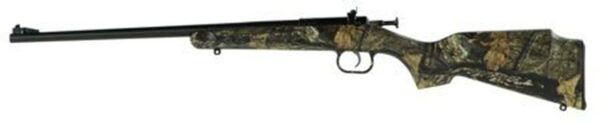 Crickett Single Shot Synthetic 22 WMR, Synthetic Mossy Oak Break-up, Blued, 1rd
