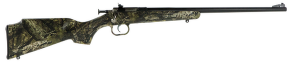 Crickett Single Shot Synthetic 22 WMR, Synthetic Mossy Oak Break-up, Blued, 1rd