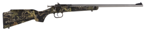 Crickett Single Shot Synthetic 22 WMR, Mossy Oak Break Up, Stainless Barrel, 1rd