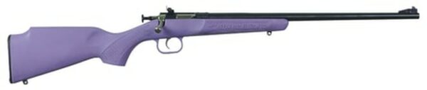 Crickett Single Shot Synthetic 22 WMR, Purple Synthetic Stock, Blued, 1rd