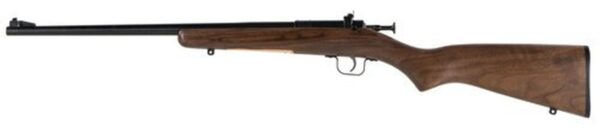 Crickett Single Shot Walnut 22 WMR, 16.125" Barrel, American Walnut Stock, Blued, 1rd