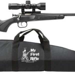 Keystone Crickett 22LR, Scope/Case, 16.1", Synthetic Black Stock Blued