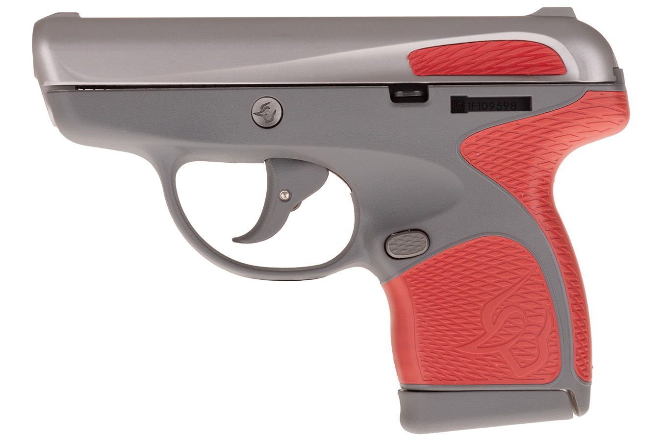 Spectrum .380 Auto Gray/Stainless Pistol with Red Grips