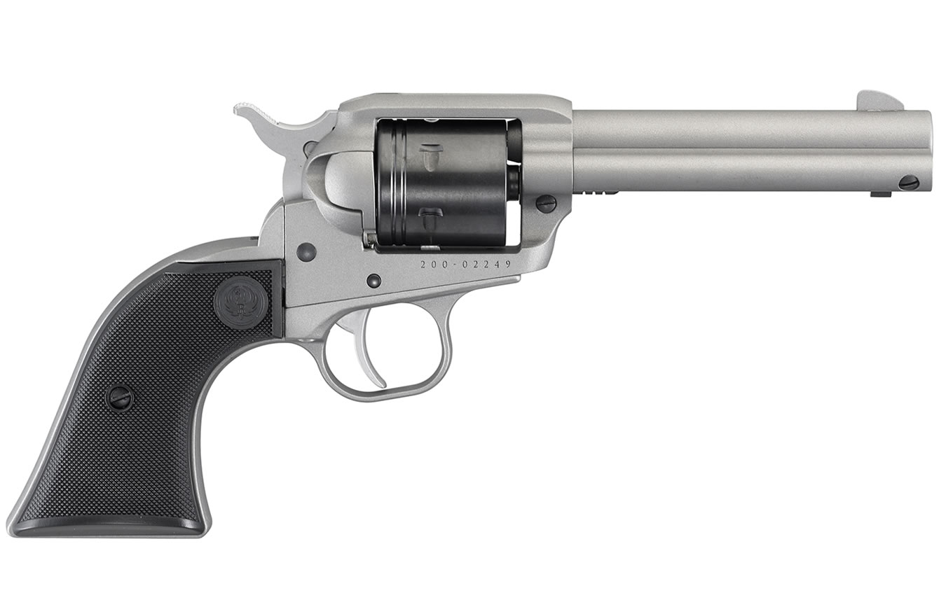 Wrangler 22LR Silver Cerakote Single-Action Revolver - Firearms | The Gun Shop