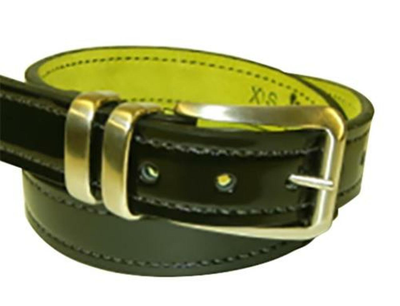 Flashbang D-Day Doll Holster Belt, Black Leather 30-34" S