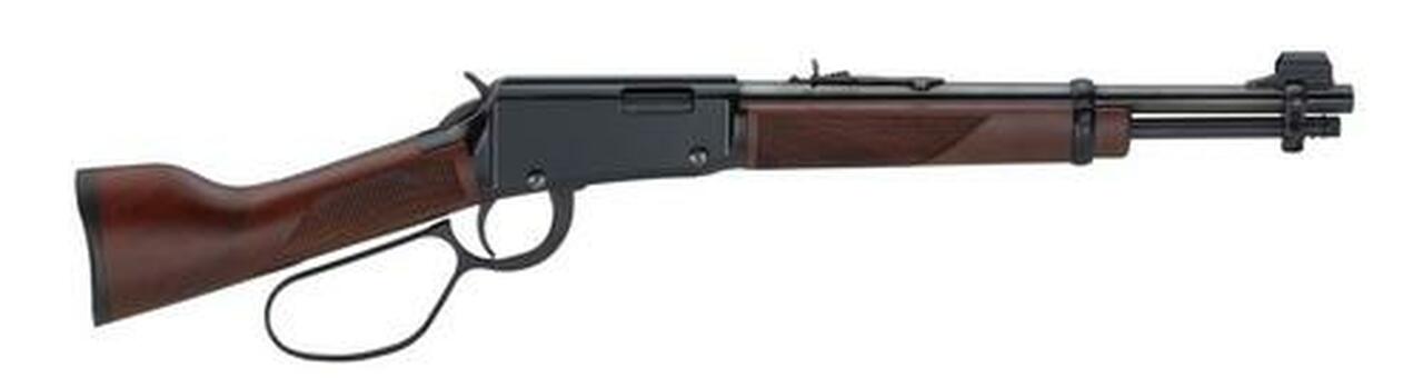 Henry Mare''s Leg Lever 22 WMR 12.9" Barrel, Walnut Stock Blue, 10rd