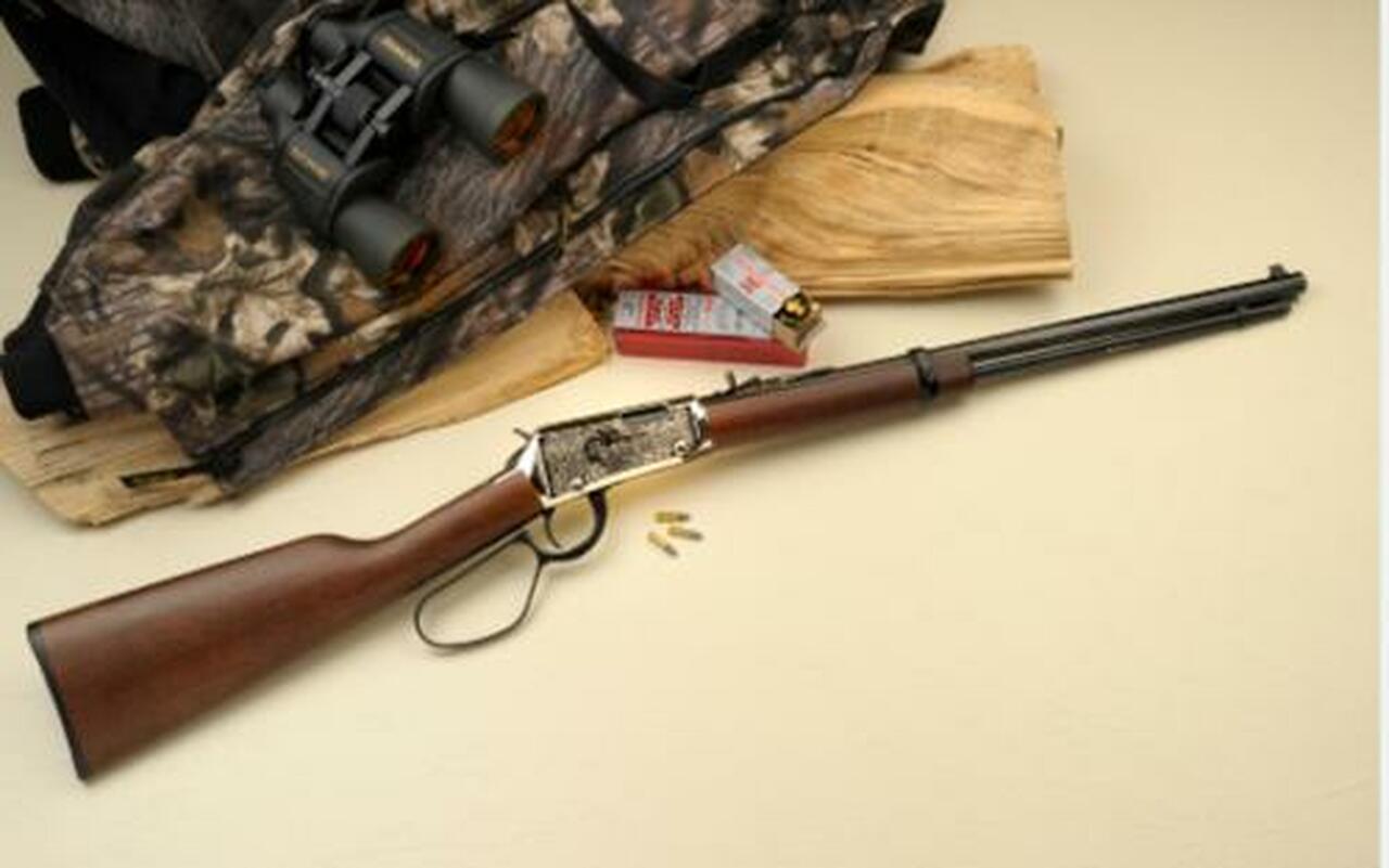 Henry Monument Valley Edition Rifle, 22LR, 20" Octagon Barrel, 16rd, Engraved
