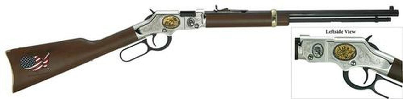 Henry Golden Boy Coal Miner Tribute II Lever 22 S/L/LR 20" Walnut Blued
