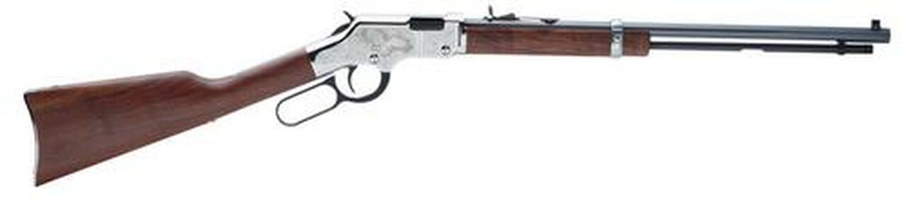 Henry Golden Boy Silver Eagle 2, 22LR, 20", American Walnut Stock, Nickel/Blued