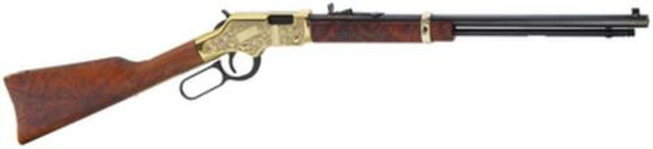 Henry Golden Boy Deluxe Engraved 3rd Edition .22 WMR 20.5" Barrel Hand-Engraved Receiver Walnut Stock 12rd