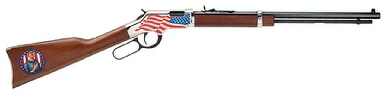 Henry Golden Boy, .22 Short/Long/LR, 20" Barrel, 16rd LR / 21rd Short, American Walnut, Stand For the Flag