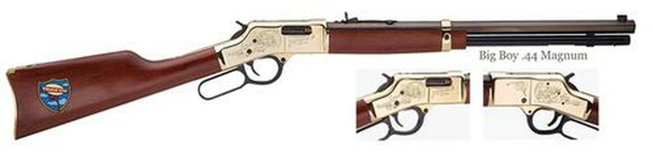 Henry Big Boy Truckers Edition Lever 44 Mag 20" Barrel, Amer Walnut Blued, 10rd
