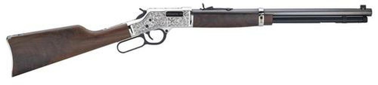Henry Big Boy Silver Deluxe 357 Mag/38 Special, 20" Barrel, American Walnut, Blued/Silver, 10rd