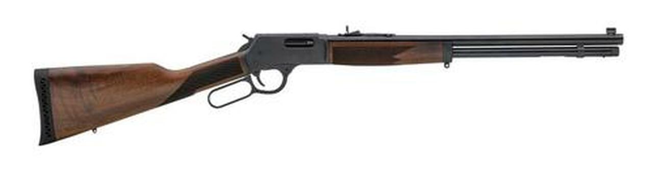 Henry Repeating Arms, Big Boy Steel, Lever Action, 44 Mag, 20" Barrel, Blue Finish, Straight-grip American Walnut Stock, Adjustable/Bead Sights, 10Rd
