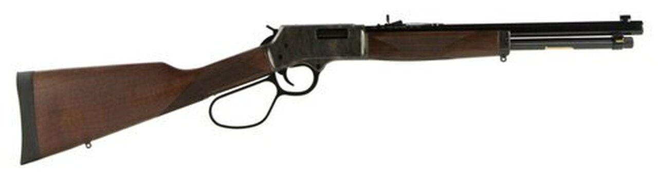 Henry Repeating Arms, Big Boy Color Case Hardened, Lever Action, 357 Mag, .38 Special, 16.5" Octagon Blued Steel Barrel, Straight-grip American Walnut Stock, Fully Adjustable Semi-Buckhorn Sights, 7Rd, Large Loop