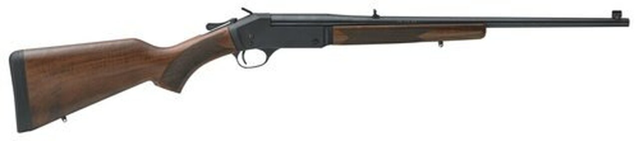 Henry Singleshot Break Open 243 Win 22" 1 American Walnut Stock Bl