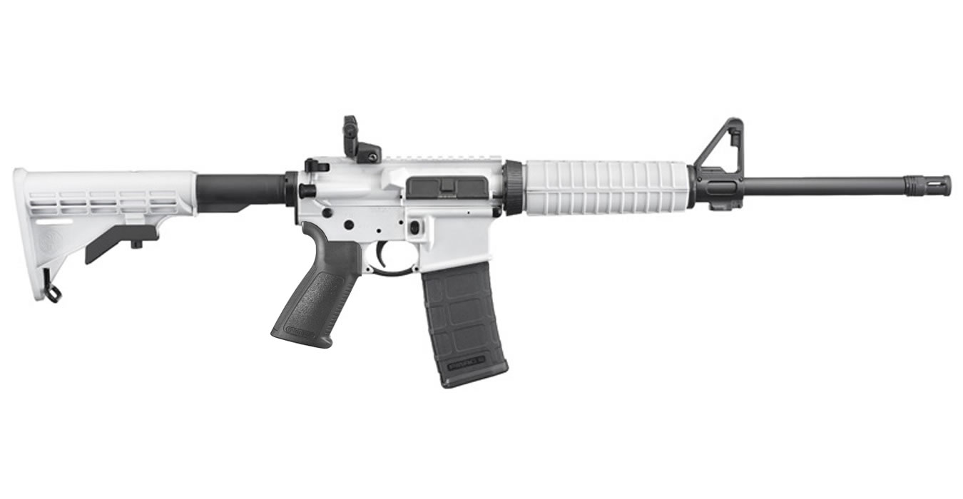 AR-556 Semi-Automatic 5.56 NATO Rifle with White Cerakote Finish - Firearms | The Gun Shop
