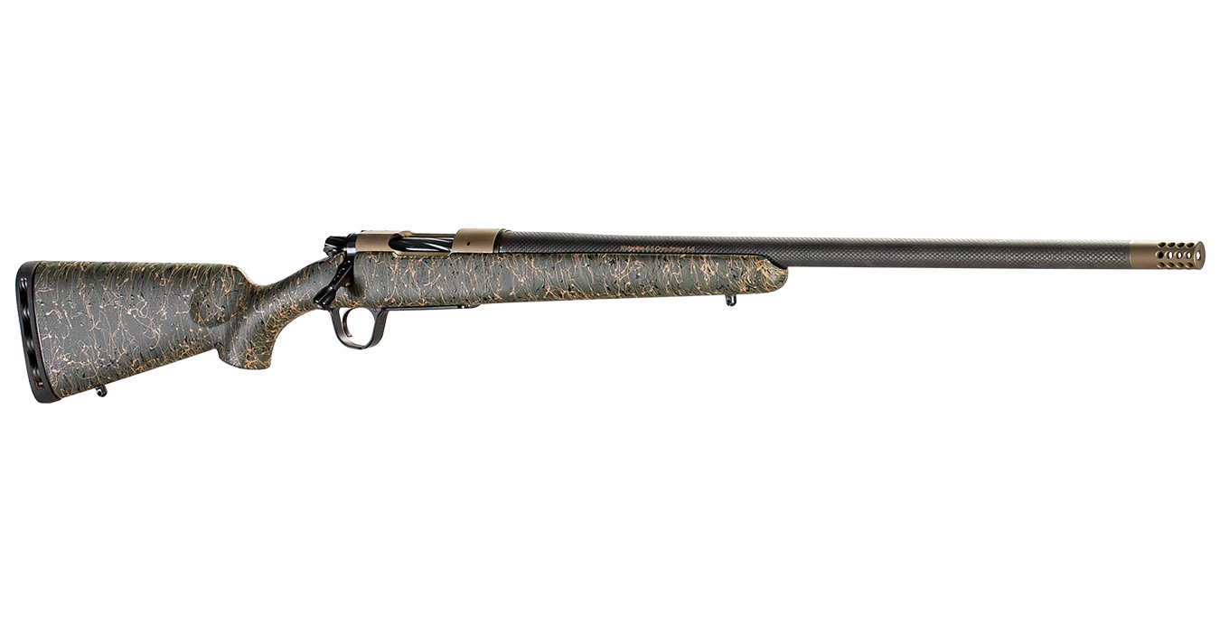 Ridgeline 6.5 PRC Bolt-Action Rifle with Bronze Receiver and Green/Black/Tan Stock - Bolt-Action Rifles | The Gun Shop